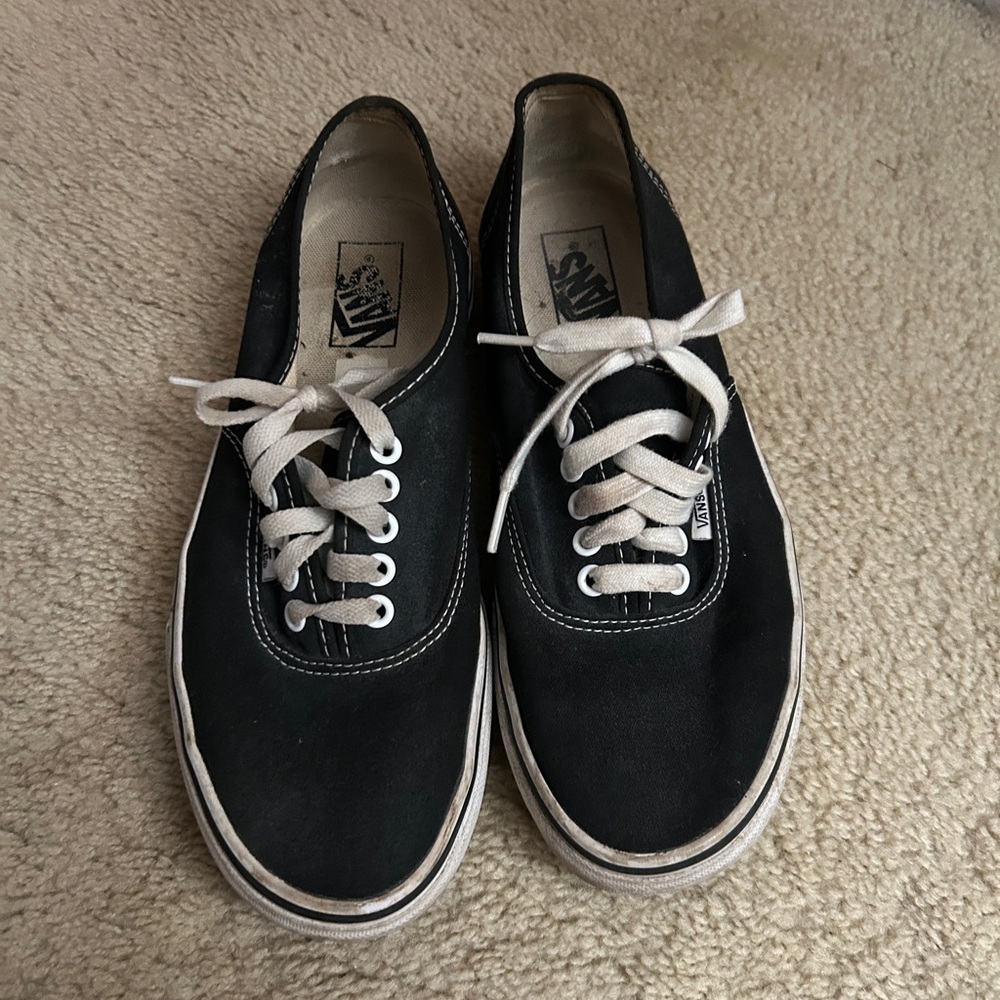 Vans Black Canvas Sneakers